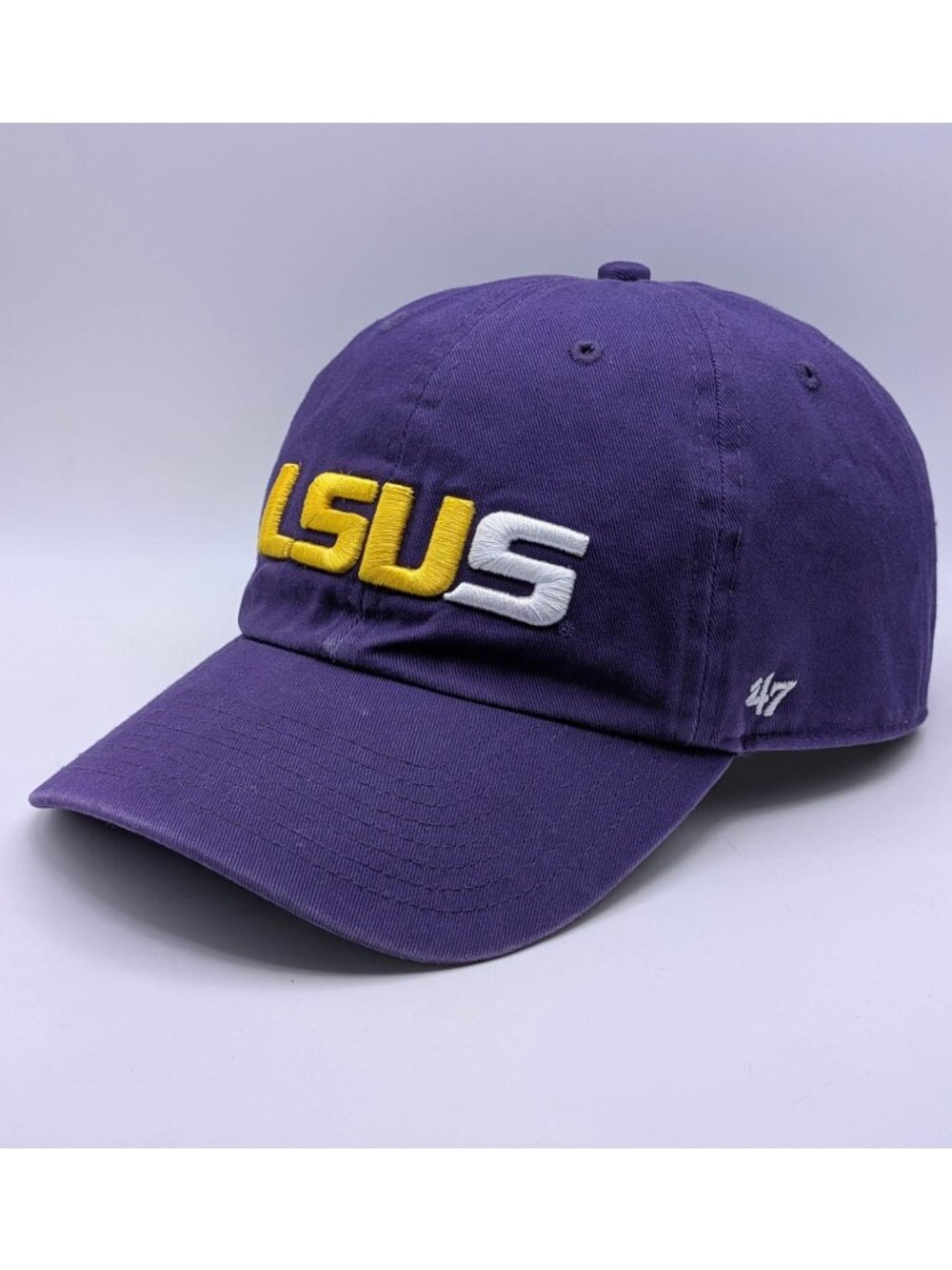 LSU Tigers Shreveport '47 Brand Adjustable Strap Back Cap Hat Purple Gold Unisex